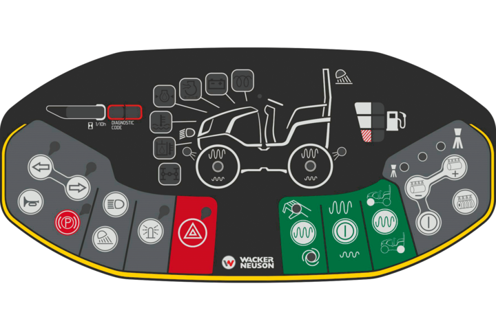 Illustration Display Wacker Neuson Wacker Neuson tandem rollers and single drum soil compactors