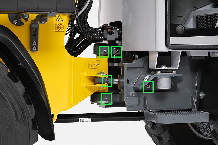 Wacker Neuson wheel loader WL20-WL110, Lubrication points